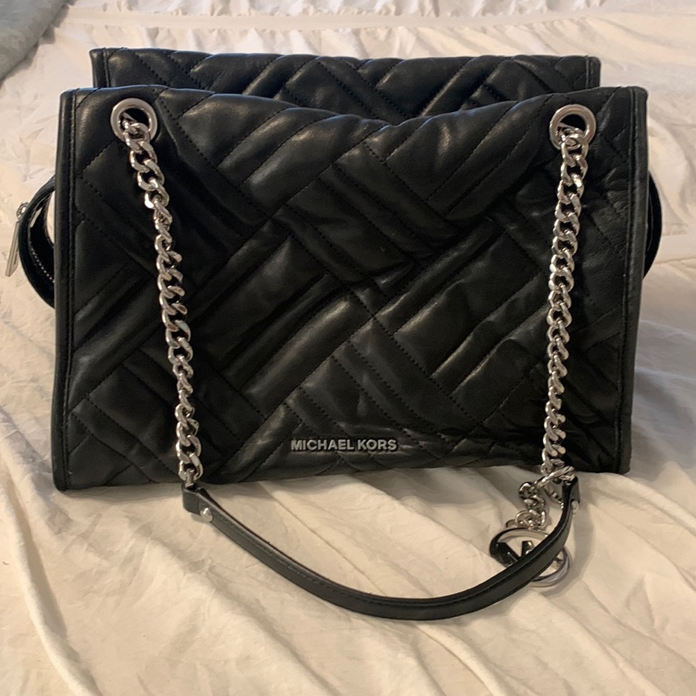 Black Michael Kors Quilted purse
